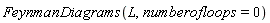 FeynmanDiagrams(L, numberofloops = 0)