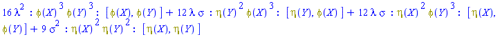 16*lambda^2*_GF(_NP(phi(X), phi(X), phi(X), phi(Y), phi(Y), phi(Y)), [[phi(X), phi(Y)]])+12*lambda*sigma*_GF(_NP(eta(Y), eta(Y), phi(X), phi(X), phi(X)), [[eta(Y), phi(X)]])+12*lambda*sigma*_GF(_NP(eta(X), eta(X), phi(Y), phi(Y), phi(Y)), [[eta(X), phi(Y)]])+9*sigma^2*_GF(_NP(eta(X), eta(X), eta(Y), eta(Y)), [[eta(X), eta(Y)]])