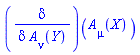 %Fundiff(A[mu](X), A[nu](Y))