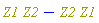 Physics:-`*`(Z1, Z2)-Physics:-`*`(Z2, Z1)