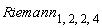 Riemann[1, 2, 2, 4]