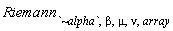 Riemann[`~alpha`, beta, mu, nu, array]