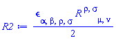 (1/2)*Physics:-LeviCivita[alpha, beta, rho, sigma]*Physics:-Riemann[`~rho`, `~sigma`, mu, nu]