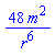 48*m^2/r^6