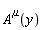 A(y)^mu
