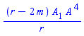 (r-2*m)*A[1]*A[`~4`]/r