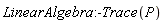 LinearAlgebra:-Trace(P)
