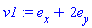 v1 := Vector[column]([[1], [2]], ["x", "y"])