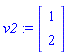 v2 := Vector[column]([[1], [2]])