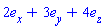 Vector[column]([[2], [3], [4]], ["x", "y", "z"])