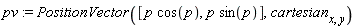 pv := PositionVector([p*cos(p), p*sin(p)], cartesian[x, y])