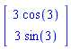 Vector[column]([[3*cos(3)], [3*sin(3)]])