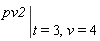 eval(pv2, [t = 3, v = 4])