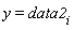 y = data2[i]