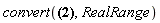 convert(ComplexRange(0, 0), RealRange)