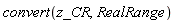 convert(z_CR, RealRange)