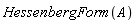 HessenbergForm(A)