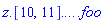 `.`(z, [10, 11], `...`, foo)