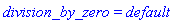 division_by_zero = default