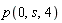 p(0, s, 4)