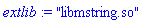 extlib := "libmstring.so"