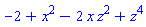 -2+x^2-2*x*z^2+z^4