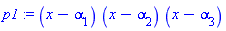 (x-alpha[1])*(x-alpha[2])*(x-alpha[3])