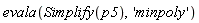 evala(Simplify(p5), 'minpoly')
