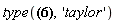 type(series((1/y)*x,x), 'taylor')