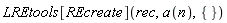 LREtools[REcreate](rec, a(n), {})