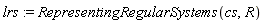 lrs := RepresentingRegularSystems(cs, R)