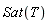 Sat(T)