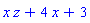 x*z+4*x+3