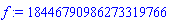 f := 18446790986273319766