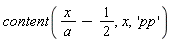 content(x/a-1/2, x, 'pp')