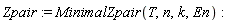 Zpair := MinimalZpair(T, n, k, En)