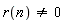 r(n) <> 0