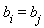 b[i] = b[j]
