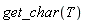 get_char(T)
