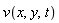 v(x, y, t)