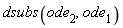 dsubs(ode[2], ode[1])