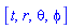[t, r, theta, phi]
