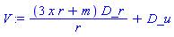 _DG([["vector", M8, []], [[[1], (3*x*r+m)/r], [[2], 1]]])