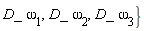 D_ omega[1],D_ omega[2],D_ omega[3]}