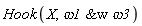 Hook(X, `&w`(omega1, omega3))