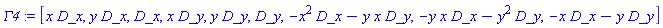 [_DG([["vector", M, []], [[[1], x]]]), _DG([["vector", M, []], [[[1], y]]]), _DG([["vector", M, []], [[[1], 1]]]), _DG([["vector", M, []], [[[2], x]]]), _DG([["vector", M, []], [[[2], y]]]), _DG([["vector", M, []], [[[2], 1]]]), _DG([["vector", M, []], [[[1], -x^2], [[2], -y*x]]]), _DG([["vector", M, []], [[[1], -y*x], [[2], -y^2]]]), _DG([["vector", M, []], [[[1], -x], [[2], -y]]])]