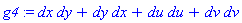 _DG([["tensor", M, [["cov_bas", "cov_bas"], []]], [[[1, 2], 1], [[2, 1], 1], [[3, 3], 1], [[4, 4], 1]]])