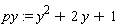 py := y^2+2*y+1