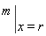 eval(m, x = r)