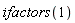 ifactors(1)